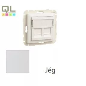 EFAPEL 90442_SGE RJ45 dupla fedlap, jég