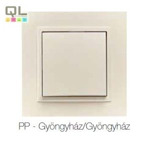 EFAPEL 90910_TPP ANIMATO Egyes keret, gyöngyház