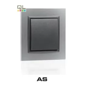 EFAPEL 90910_TAS ANIMATO Egyes keret, alumínium-szürke