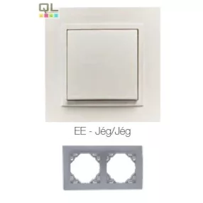 EFAPEL 90920_TEE ANIMATO Kettes keret, jég