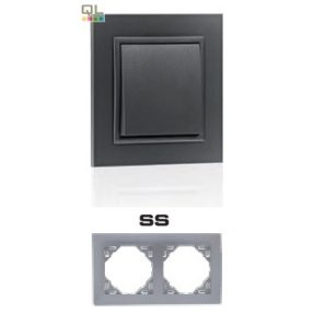 EFAPEL 90920_TSS ANIMATO Kettes keret, szürke