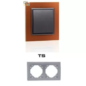 EFAPEL 90920_TTS ANIMATO Kettes keret, bronz