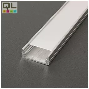 LED profil fedlap WIDE profilhoz, opál TPWO