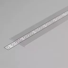 LED profil fedlap FLAT profilhoz, víztiszta TPFLV