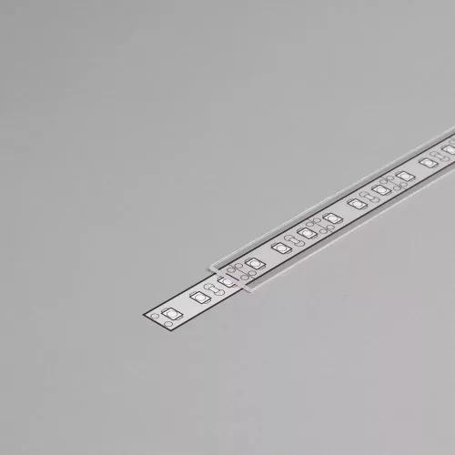 70000216 LED profil fedlap "J" víztiszta