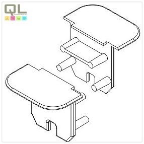 LED profil végzáró elem VDEP
