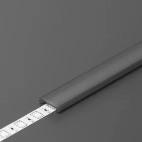 76330041 LED profil fedlap "C" klikk füstszínű