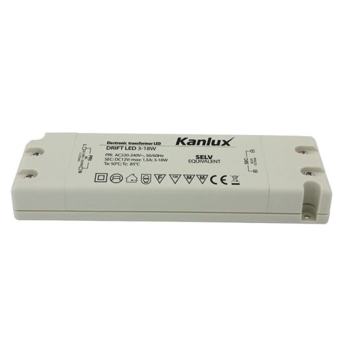 Kanlux DRIFT LED IP20 12V 3-18W 8550 !!! kifutott termék, már nem rendelhető !!!
