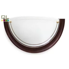 KOBI CLASSIC fali lámpatest 1x60WE27, Fél UFO, dió keret