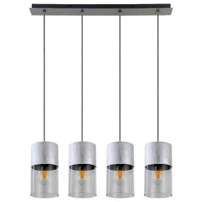Rábalux Zelkova Függeszték, E27 4x MAX 40W, 3156