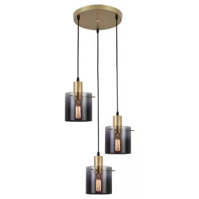 Rábalux Donati Függeszték, E27 3x MAX 40W, 5223