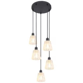   Rábalux Jarina Függeszték, E27 5x MAX 40W, 5334 !!! UTOLSÓ DARABOK !!!