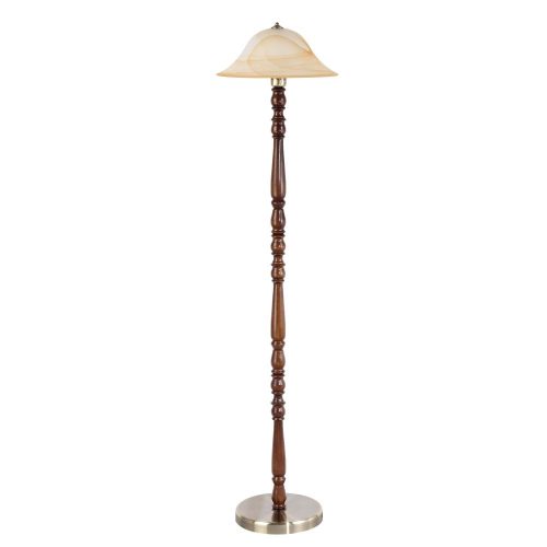 7090 - Rustic 3, álló lámpa, H170cm, fa betéttel - !!!A termék értékesítése megszűnt!!!