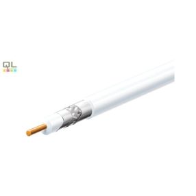 Koaxális kábel 75Ohm fehér S6TSV/WH
