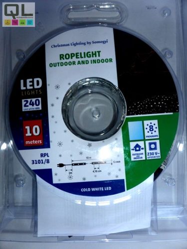 Fényszál LED-es 10m RPL3101/8     !!! kifutott termék, már nem rendelhető !!!