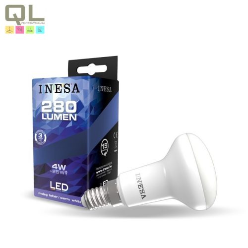 INESA E14 LED R50 Reflektor búrás 4W 3000K 105° 60327 - !!!A termék értékesítése megszűnt!!!