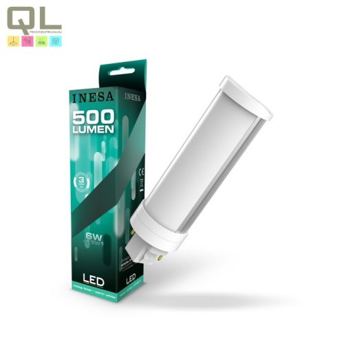 INESA G24D LED 6W 2700K 60401 - !!!A termék értékesítése megszűnt!!!