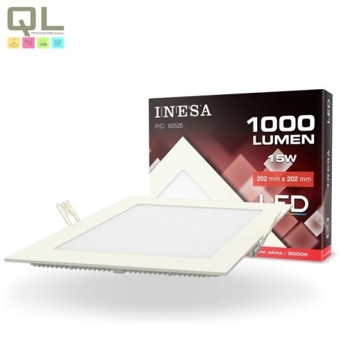 INESA LED PANEL 190x190mm 15W 3000K 60526 - !!!A termék értékesítése megszűnt!!!