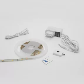   PHENOM LIGHTING LED DESIGN FLEX szalag szett 2m-es, 4,8W/m, 3000K, 360lm/m,tápegységgel, érintős kapcsolóval 55854