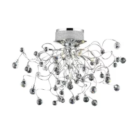 Luxera CRYSTAL mennyezet lámpa 13xG4/20W, króm Ø75cm 1522