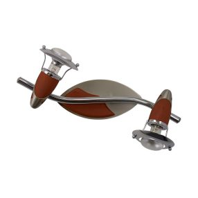 Prezent ZEUS spotlámpa/2 R50/40W, matt króm/cseresznye 465