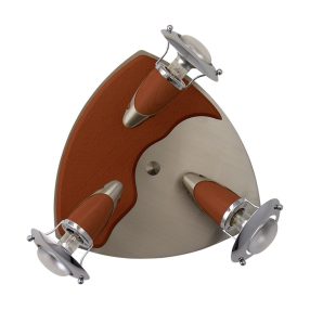   Prezent ZEUS spotlámpa/3 R50/40W, matt króm/cseresznye kerek 466