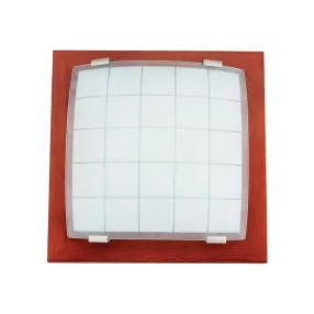   Prezent GEOMETRICA mennyezet lámpa E27/60W 30x30cm cseresznye 973