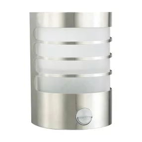   Prezent TOLEDO kültéri falikar E27/11W IP44 inox/sensor 61006