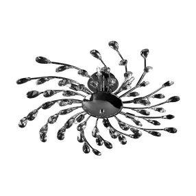 Luxera SPRING mennyezet lámpa 8xG9/33W króm Ø70cm 69002