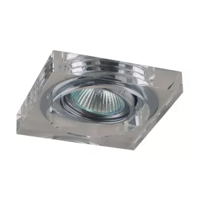   Emithor DOWNLIGHT ELEGANT GU10/50W 10x10cm crystal/króm 71037