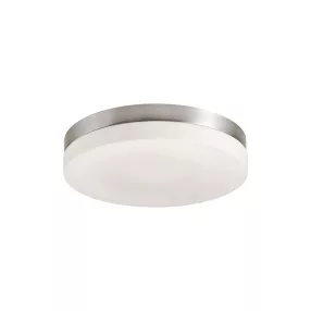   Prezent PILLS mennyezet lámpa E27/60W Ø19cm IP44 nikkel satin/fehér 67100