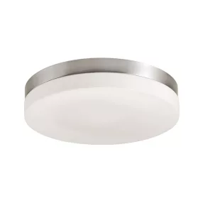   Prezent PILLS mennyezet lámpa 2xE27/60W Ø29,5cm IP44 nikkel satin/fehér 67102