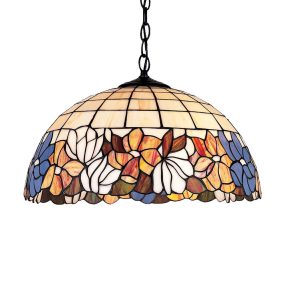 Prezent TIFFANY függeszték 2xE27/60W Ø40cm 103