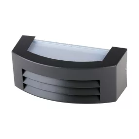   Prezent TERST kültéri falikar E27/60W IP44 sötét szürke/opál 61023