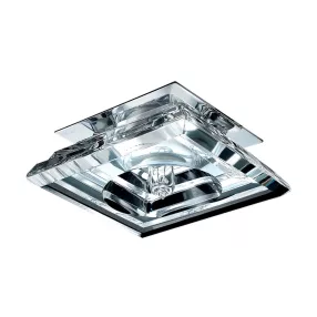   Emithor DOWNLIGHT ELEGANT G9/33W 10x10cm króm/áttetsző kristály K9 71059