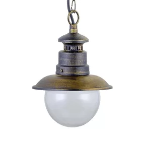   Prezent LIMASSOL kültéri függeszték E27/60W IP44 fekete/arany 48401