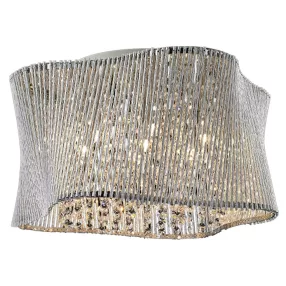   Luxera ZONDA mennyezet lámpa 7xG9/33W Ø49,5cm aluminium 46104