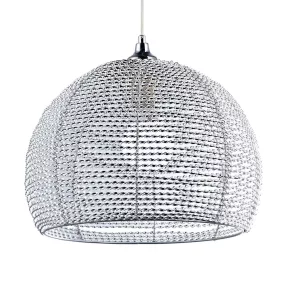   Prezent SCELETON függeszték E27/60W Ø35cm króm/ezüst 64342