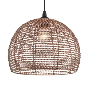   Prezent SCELETON függeszték E27/60W Ø35cm réz/fekete 64364