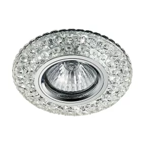 Emithor DOWNLIGHT ELEGANT GU10/50W+3W LED króm/üveg 71095