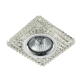 Emithor DOWNLIGHT ELEGANT GU10/50W+3W LED króm/üveg 71096