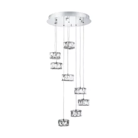   Luxera KNOX LED függeszték/8 40W/3200lm 3000K Ø38cm ↕155cm 62415