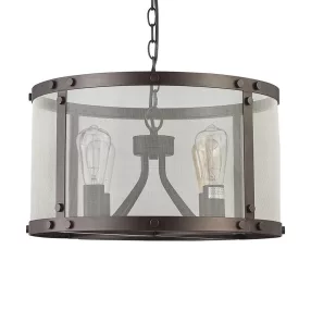 Prezent IOWA függeszték 4xE27/60W Ø49,5cm 46071