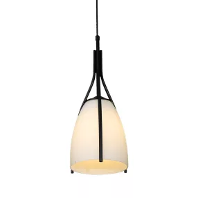   Luxera ZORZO függeszték/1 E27/60W Ø17,5cm ↕85cm matt fekete/fehér 61303