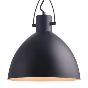   Prezent ANDROS függeszték 1xE27/40W Ø30cm ↕119cm matt fekete-fehér 46300