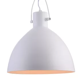   Prezent ANDROS függeszték 1xE27/40W Ø30cm ↕119cm matt fehér 46301