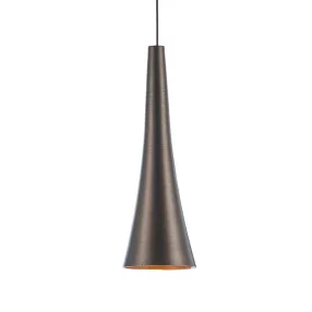   Luxera MADERA LED függeszték/1 5W/120lm 3000K Ø15cm ↕120cm kávé 64413