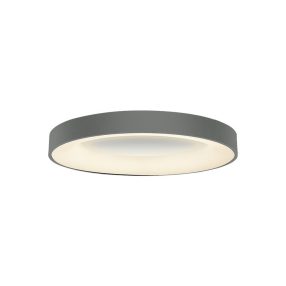   Luxera GENTIS LED mennyezet lámpa 50W/3000lm 4000K Ø60cm ↕9cm matt szürke 18400
