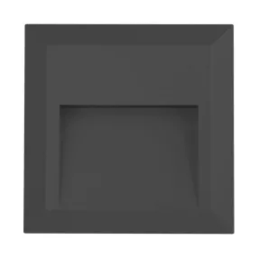   Emithor RADIX LED lámpatest 1,5W/80lm 4000K IP65 12,5x12,5cm sötét szürke 48328