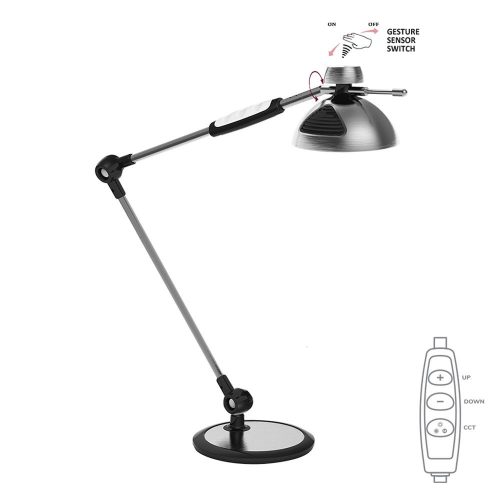 Prezent AMSTERDAM LED íróasztali lámpa 10W/500lm 2800-6500K ezüst 31211
